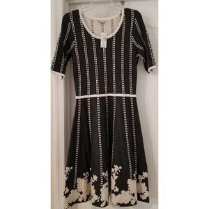 Sweater Knit Dress - Dress Barn Size M